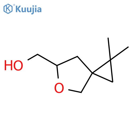 {1,1-dimethyl-5-oxaspiro2.4heptan-6-yl}methanol structure