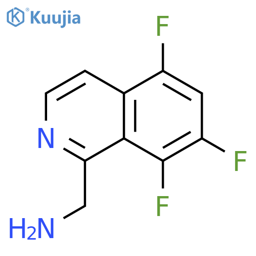(5,7,8-trifluoroisoquinolin-1-yl)methanamine structure