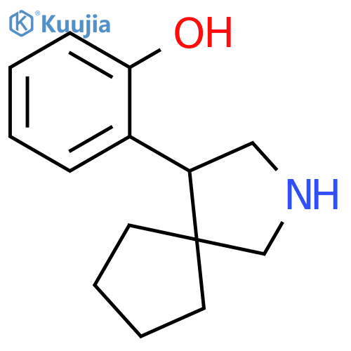 2-{2-azaspiro4.4nonan-4-yl}phenol structure