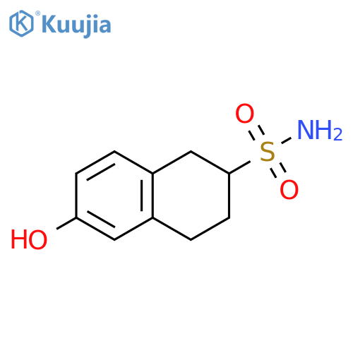 6-hydroxy-1,2,3,4-tetrahydronaphthalene-2-sulfonamide structure