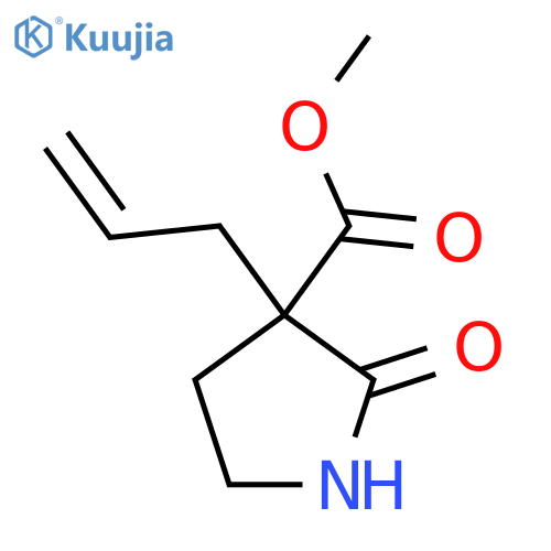 methyl 2-oxo-3-(prop-2-en-1-yl)pyrrolidine-3-carboxylate structure
