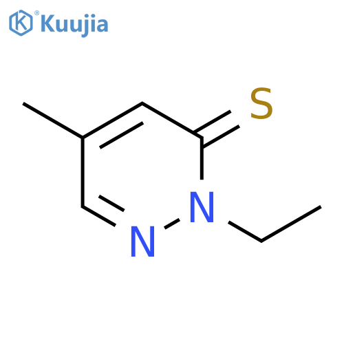 2-ethyl-5-methyl-2,3-dihydropyridazine-3-thione structure