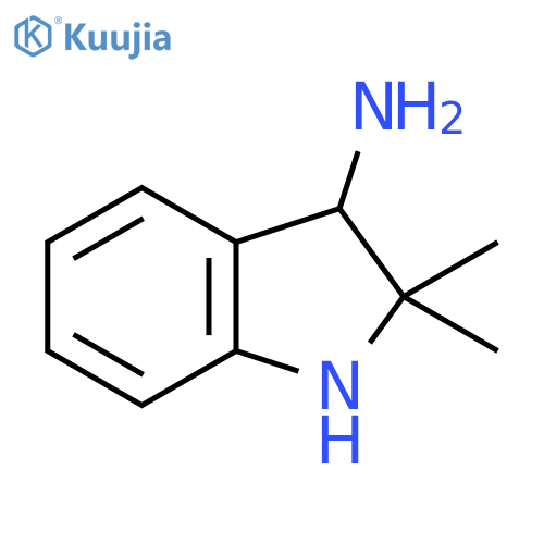 1H-Indol-3-amine, 2,3-dihydro-2,2-dimethyl- structure