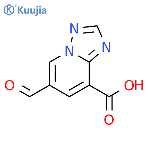 6-formyl-1,2,4triazolo1,5-apyridine-8-carboxylic acid structure