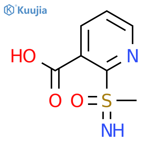 2-imino(methyl)oxo-lambda6-sulfanylpyridine-3-carboxylic acid structure