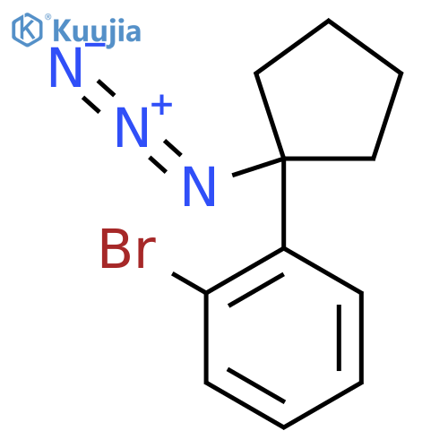 1-(1-Azidocyclopentyl)-2-bromobenzene structure