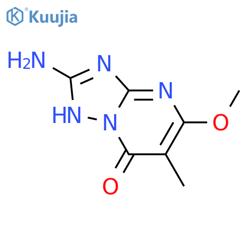 2-amino-5-methoxy-6-methyl-4H,7H-1,2,4triazolo1,5-apyrimidin-7-one structure
