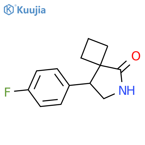8-(4-fluorophenyl)-6-azaspiro3.4octan-5-one structure