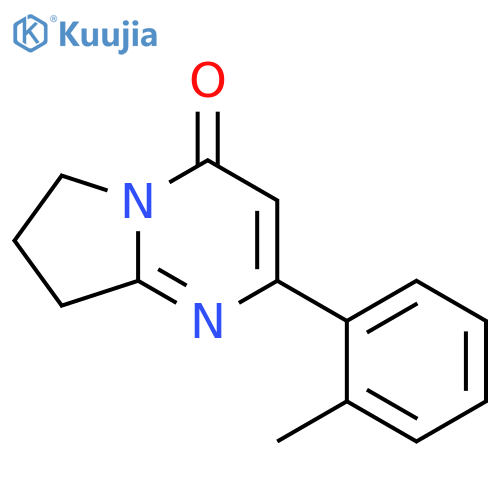 2-(2-methylphenyl)-4H,6H,7H,8H-pyrrolo1,2-apyrimidin-4-one structure