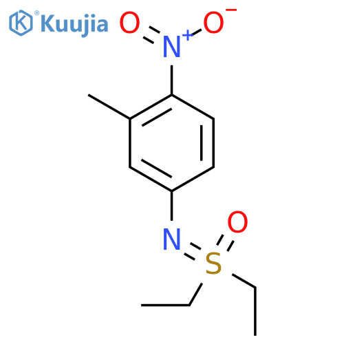 diethyl(3-methyl-4-nitrophenyl)imino-lambda6-sulfanone structure