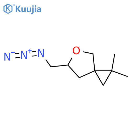 6-(azidomethyl)-1,1-dimethyl-5-oxaspiro2.4heptane structure