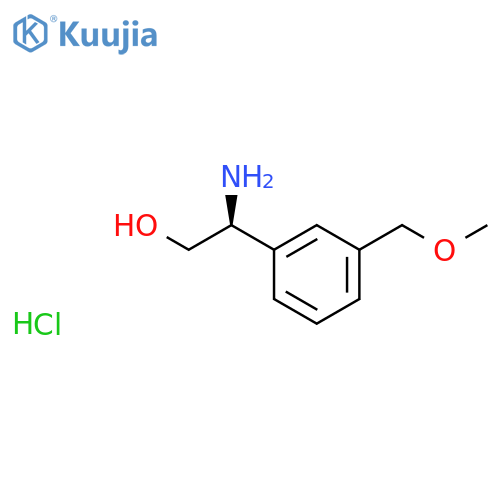 (S)-2-Amino-2-(3-(methoxymethyl)phenyl)ethanol hydrochloride structure