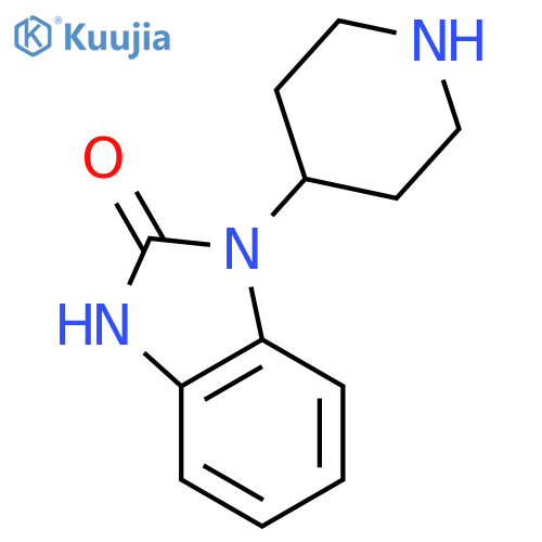 4-(2-Keto-1-benzimidazolinyl)piperidine structure