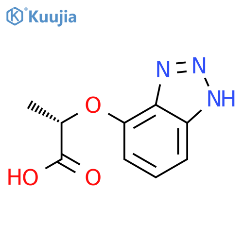 (S)-2-(1H-benzo[d][1,2,3]triazol-4-yloxy)propanoic acid structure