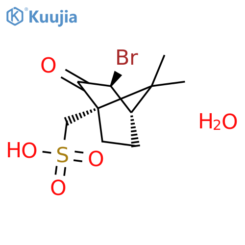 Bicyclo[2.2.1]heptane-1-methanesulfonicacid, 3-bromo-7,7-dimethyl-2-oxo-, hydrate (1:?), (1S,3S,4S)- structure