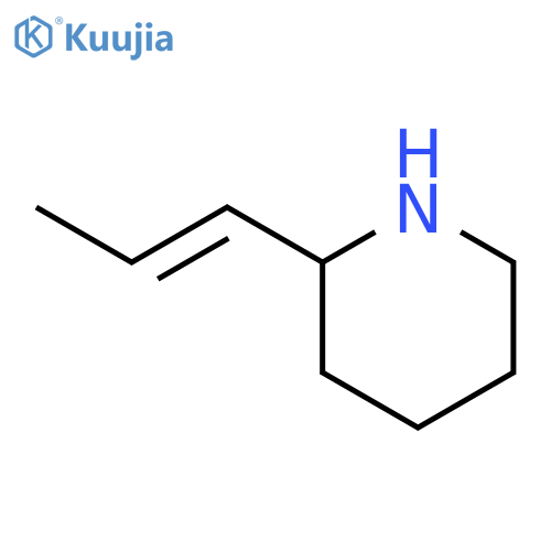 Piperidine,2-(1E)-1-propen-1-yl- structure