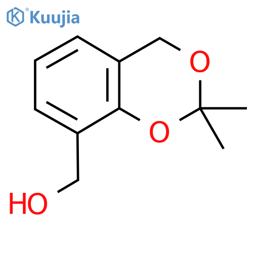 (2,2-dimethyl-2,4-dihydro-1,3-benzodioxin-8-yl)methanol structure