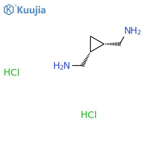 [cis-2-(Aminomethyl)cyclopropyl]methanamine;dihydrochloride structure