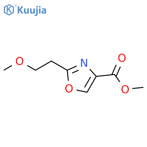 Methyl2-(2-Methoxyethyl)oxazole-4-carboxylate structure