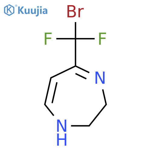 1H-1,4-Diazepine, 5-(bromodifluoromethyl)-2,3-dihydro- structure