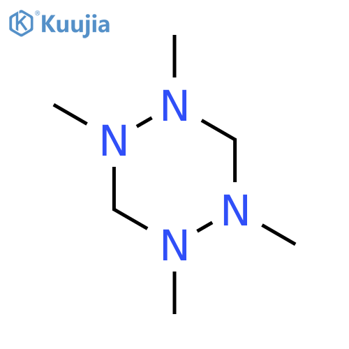 1,2,4,5-tetraazacyclohexane, 1,2,4,5-tetramethyl- structure