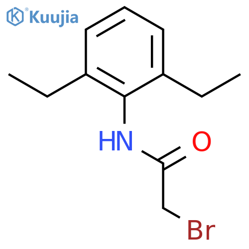 2-Bromo-N-(2,6-diethylphenyl)acetamide structure
