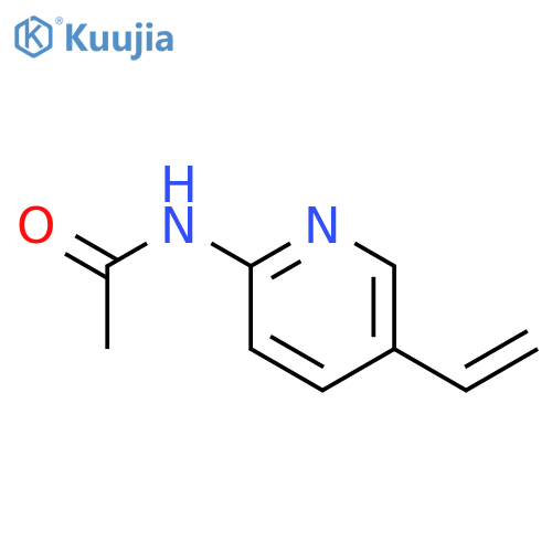 N-(5-ethenyl-2-pyridinyl)-Acetamide structure