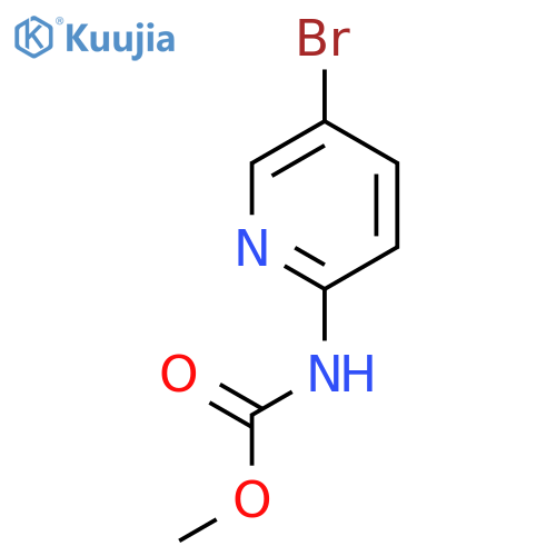 5-Bromo-2-(methoxycarbonylamino)pyridine structure