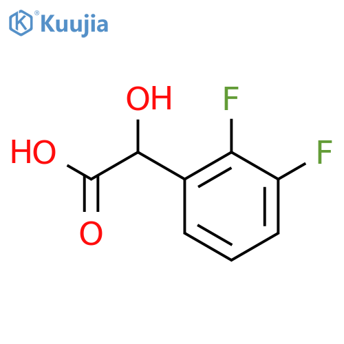 2-(2,3-difluorophenyl)-2-hydroxyacetic acid structure