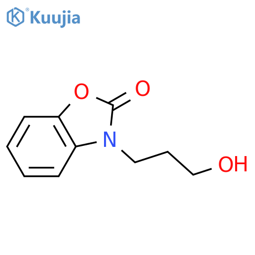 3-(3-Hydroxypropyl)-2,3-dihydro-1,3-benzoxazol-2-one structure