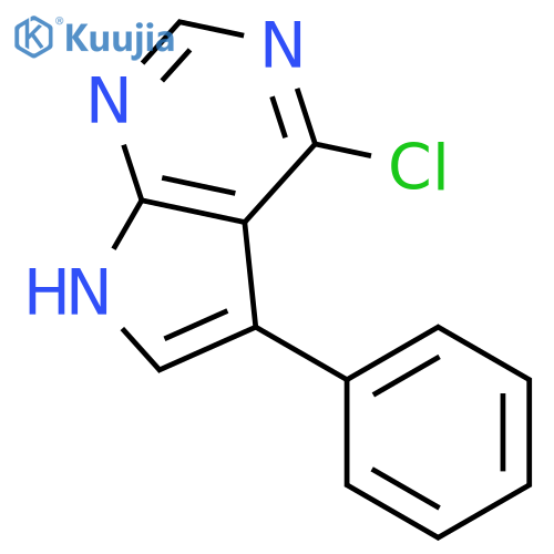 4-chloro-5-phenyl-7h-pyrrolo[2,3-d]pyrimidine structure