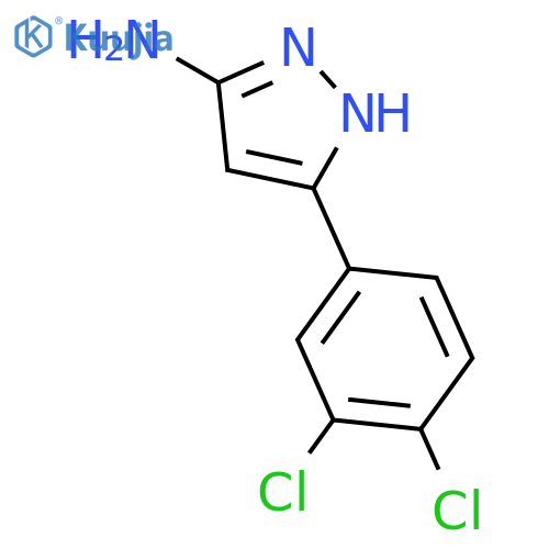 3-(3,4-Dichlorophenyl)-1H-pyrazol-5-amine structure