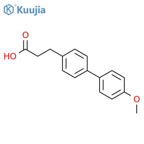 3-(4'-Methoxybiphenyl-4-yl)propanoic acid structure