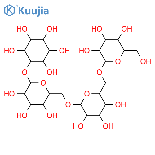 D-chiro-Inositol, O-a-D-galactopyranosyl-(1®6)-O-a-D-galactopyranosyl-(1®6)-O-a-D-galactopyranosyl-(1®2)- (9CI) structure