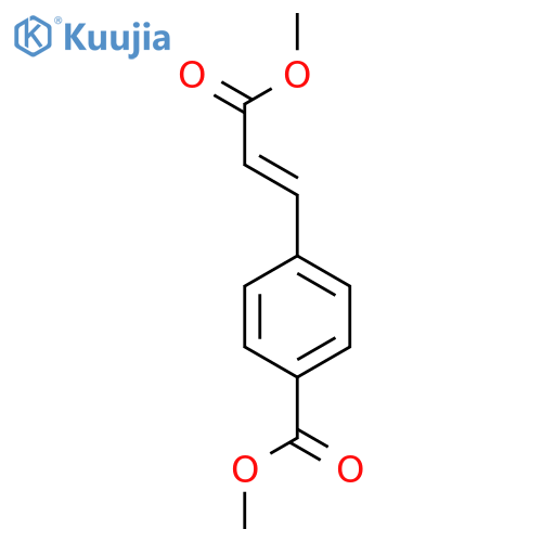 Methyl 4-(3-methoxy-3-oxoprop-1-enyl)benzoate structure