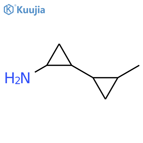 2-(2-methylcyclopropyl)cyclopropan-1-amine structure