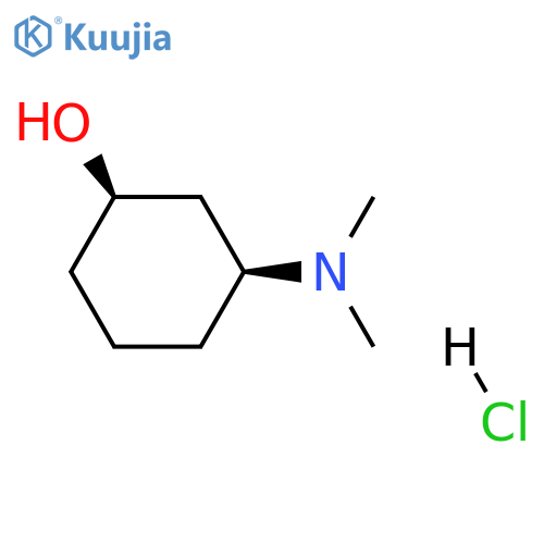 cis-3-(dimethylamino)cyclohexanol hydrochloride structure