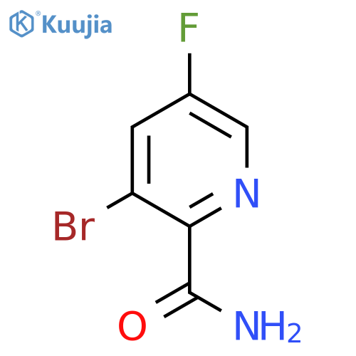 3-Bromo-5-fluoropicolinamide structure