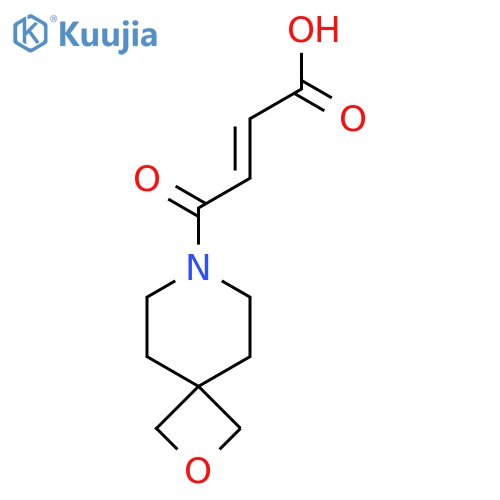 (E)-4-oxo-4-(2-oxa-7-azaspiro[3.5]nonan-7-yl)but-2-enoic acid structure