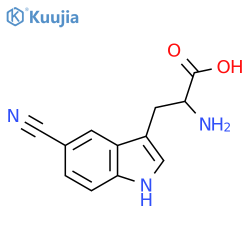 5-Cyano-DL-tryptophan structure