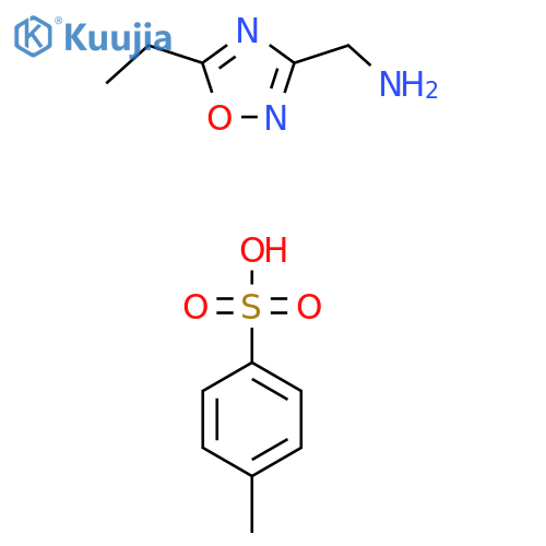 (5-Ethyl-1,2,4-oxadiazol-3-YL)methanamine 4-methylbenzenesulfonate structure