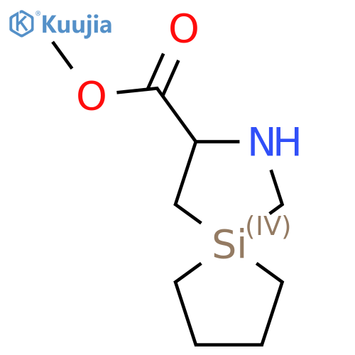 Methyl 2-aza-5-silaspiro[4.4]nonane-3-carboxylate structure