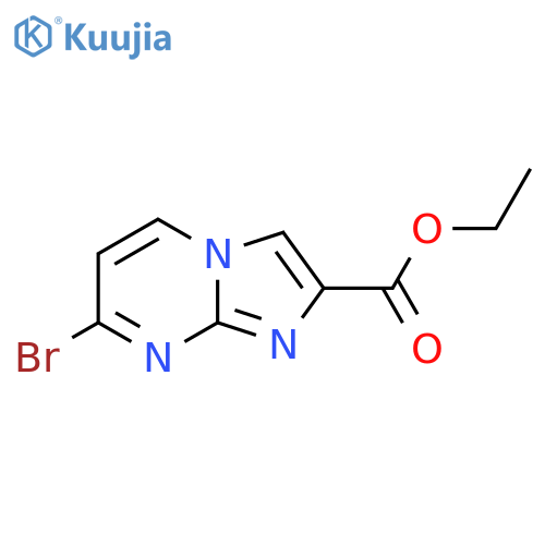ethyl 7-bromoimidazo[1,2-a]pyrimidine-2-carboxylate structure
