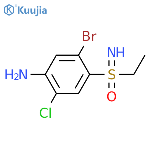 (4-amino-2-bromo-5-chlorophenyl)(ethyl)imino-lambda6-sulfanone structure