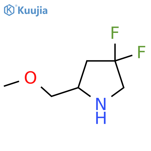 COCC1CC(F)(F)CN1 structure