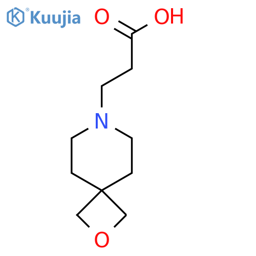 3-(2-Oxa-7-azaspiro[3.5]nonan-7-yl)propanoic acid structure