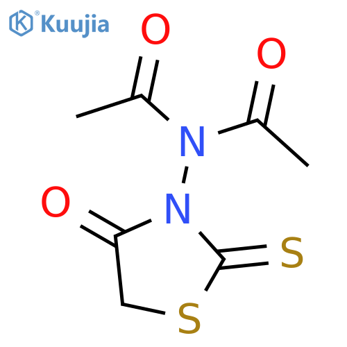 rhodanine, n-diacetylamino- structure