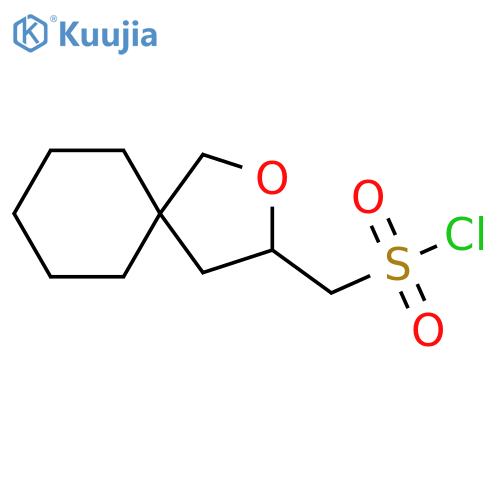 {2-oxaspiro[4.5]decan-3-yl}methanesulfonyl chloride structure