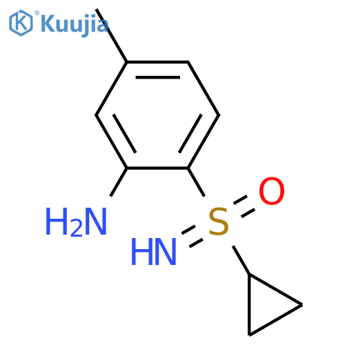(2-amino-4-methylphenyl)(cyclopropyl)imino-lambda6-sulfanylone structure