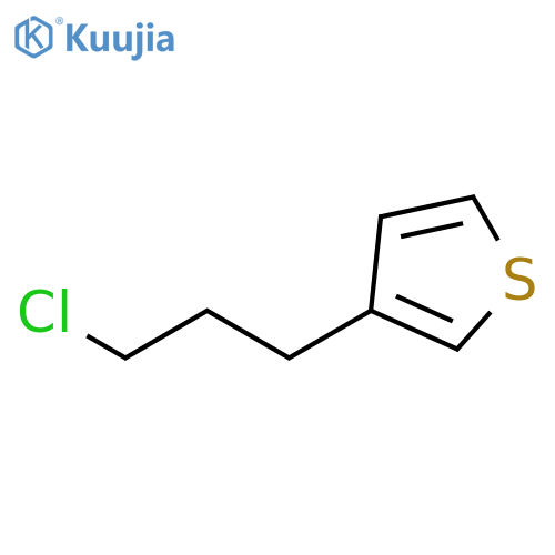 Thiophene, 3-(3-chloropropyl)- structure